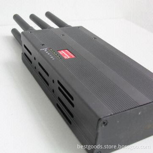 Extended Edition Power Mobile Phone Wi-Fi Jammer with 6 Antennas